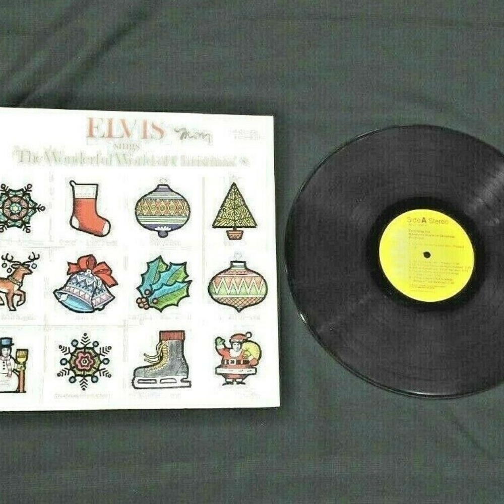 ELVIS SINGS THE WONDERFUL WORLD OF CHRISTMAS  LP